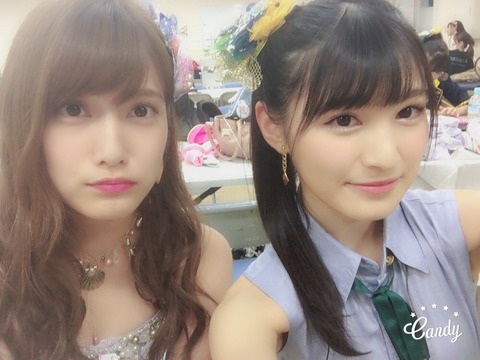 【AKB48】入山杏奈と神志那結衣の美形ツーショットキタ━━━(゚∀゚)━━━!!【HKT48】