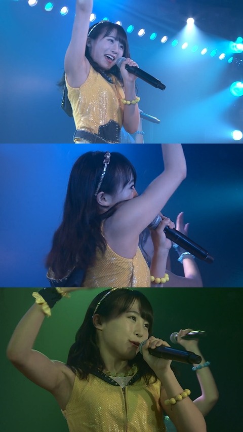 【AKB48】約半年間筋力トレーニングに励んだ坂口渚沙の体をご覧下さい