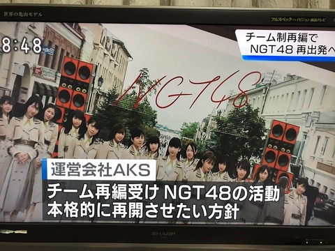 【マジキチ】AKS「NGT48のチーム解散はスタッフとメンバーで話し合って決めた。メンバーの意志があった」