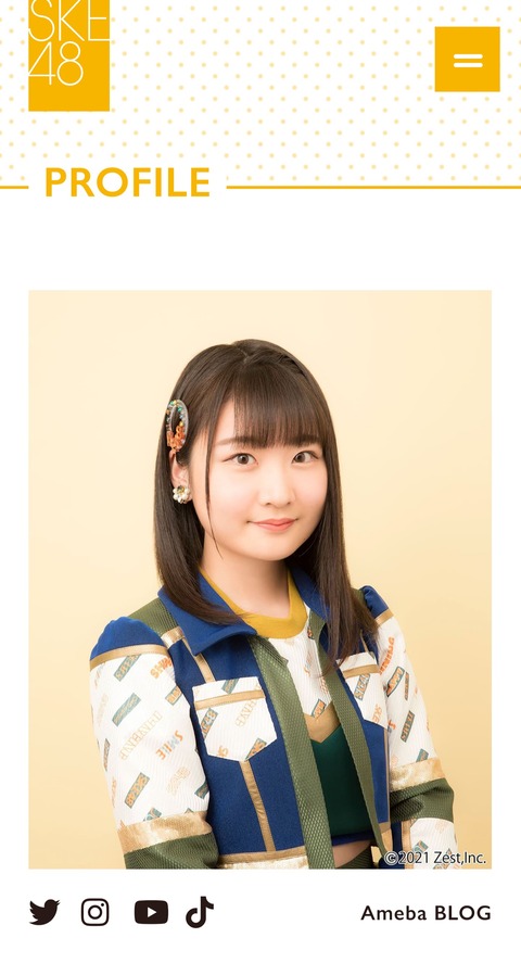 【SKE48】チームE池田楓、活動休業のご報告