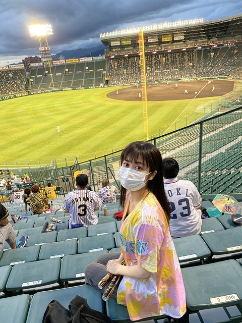 【NMB48】川上千尋「ボーア選手のホームランをこの目で見れたことに感動🥺🤍」