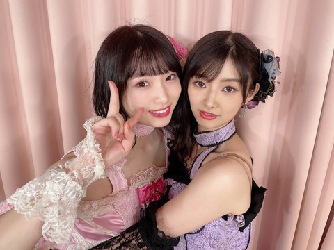 【AKB48】久保怜音(18)と武藤十夢のおしめしがえっちすぎるwwwwww