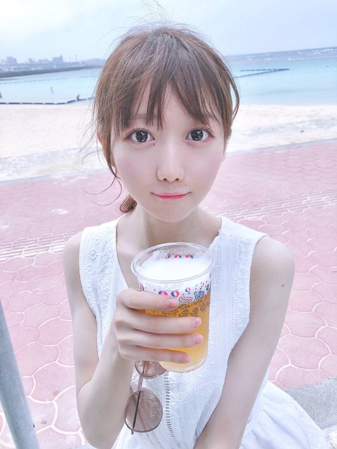 【画像】=LOVE(イコラブ)の大谷映美里が飲酒