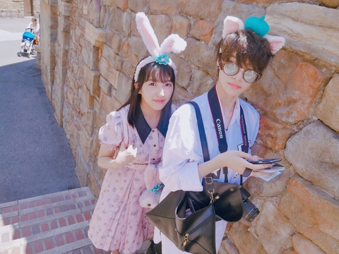 【HKT48】田島芽瑠、長身イケメンとのラブラブデート写真を公開・・・