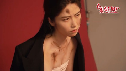 【朗報】仁義なき戦いのサラシ姿のゆいはんがお●ぱい丸出しな件【AKB48・横山由依】