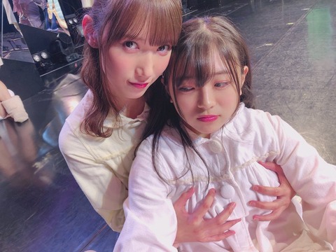 【HKT48】なつみかんが武田智加cのお●ぱいを鷲掴みしてるけど!!!【田中菜津美】
