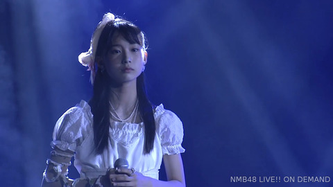 【NMB48】8期研究生・坂本理紗ちゃんが初日公演を迎える