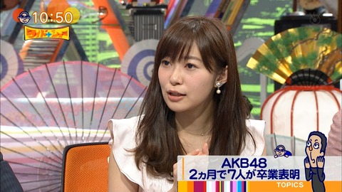 【ワイドナショー】ダウンタウン松本人志「指原はAKBの顔だから卒業させてもらえない」