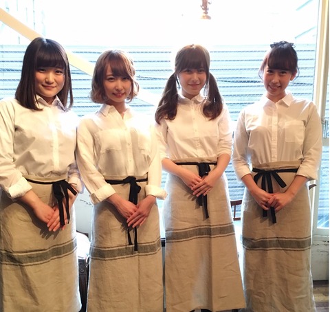 【悲報】元SKE48小石公美子、サクカフェの店員になる