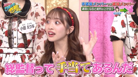 【AKB48】向井地美音の給料の上がり方がエグい「総監督手当があるみたいです。」