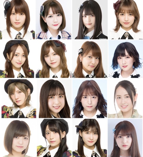 【AKB48G】一般受けしそうなメンバーだけで選抜組んでみた
