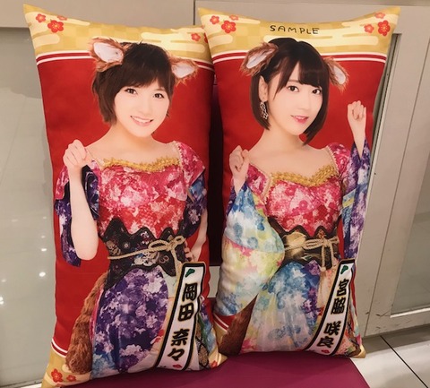 【AKB48】メンバーの抱き枕キタ━━━━(゚∀゚)━━━━!!【縦長クッション】
