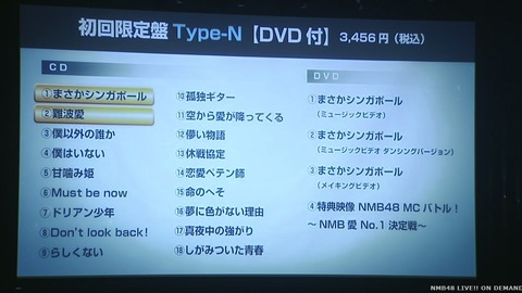 【悲報】NMB48アルバム「難波愛～今、思うこと～」が新曲数がシングル以下の超手抜きアルバムだった
