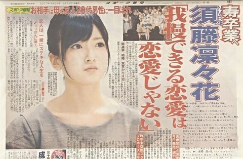 【NMB48】須藤凜々花は結局「卒業発表」したの?してないの?