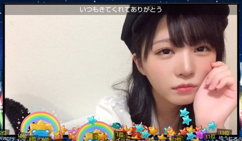【STU48】市岡愛弓がSHOWROOMで激怒!「わざわざ ブスとか気持ち悪いとかコメントしてくれて ありがとう。」