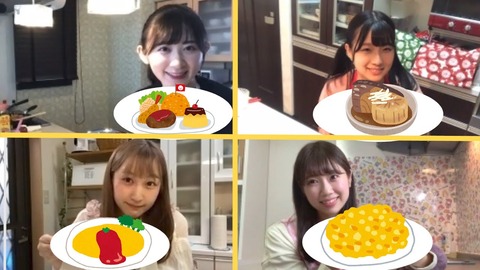 【NMB48】難波自宅警備隊「ドラ3のエプロン」まとめ【料理配信】