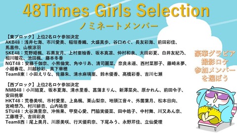 【課金煽り】AKB48新聞創刊記念「Forty-Eight Timesガールズセレクション2020」開催