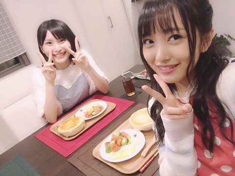 【AKB48】みーおんとせいちゃんが作ったご飯がめちゃくちゃ美味しそう！【向井地美音・福岡聖菜】