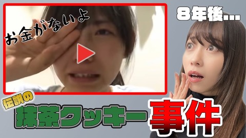 【伝説】石塚朱莉の抹茶クッキー事件ブーム再燃、海外で素材化し大バズりしてしまう