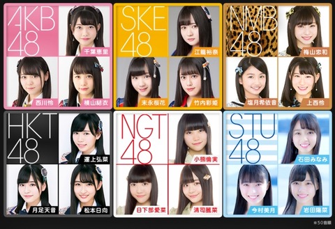 【AKB48G】今の48グループってセンター適性のあるメンバーいなくね？