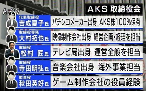 【提言】AKS吉成夏子社長は辞任したほうがいいんじゃね？流石に頭おかし過ぎるし