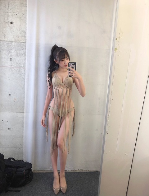 【NMB48】原かれんさん、とんでもない水着を着させられてしまうｗ
