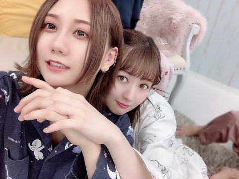 【SKE48】古畑奈和さん、恋人とのお揃いパジャマツーショット写真が流出www