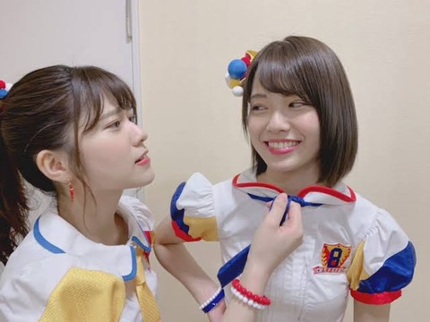 【AKB48】清水麻璃亜、岡部麟、小田えりなの紐パン水着