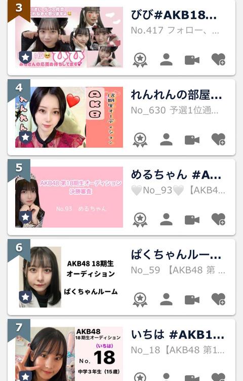 【AKB48】18期SRオーディション決勝「ブロック3」 に人気メンバーが集中してしまう…