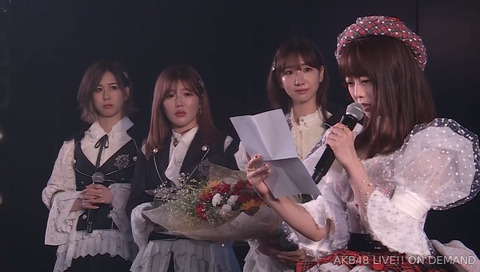 【AKB48】峯岸みなみさんの卒業公演に秋元康からの御手紙！