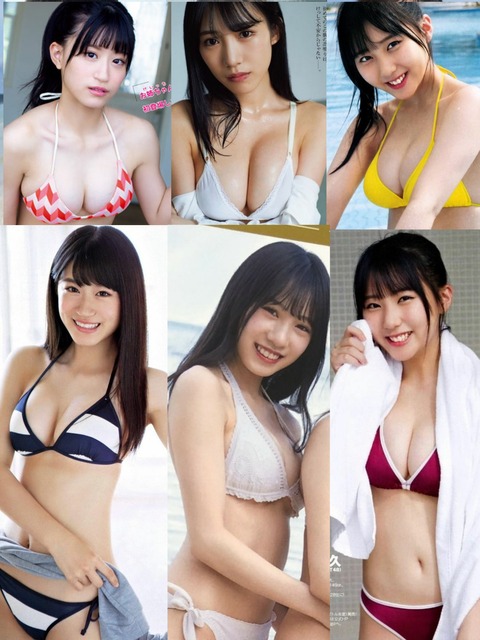 【HKT48】田中美久、上西怜、横野すみれのプライベート水着姿を海で見かけたらどうする？【NMB48】