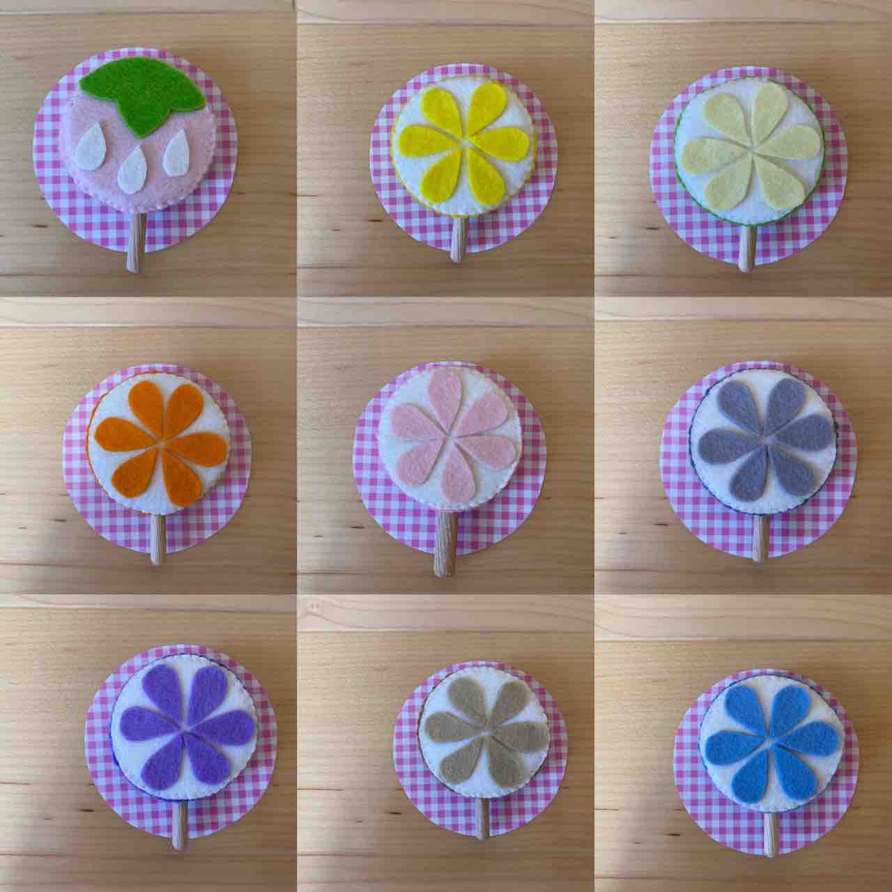 フェルト アイス その4 はっぴーはんどめいど フェルト アイス その4 はっぴーはんどめいど
