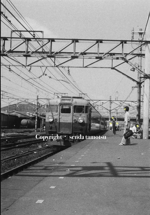 １９７８年１６５系電車写真１大宮駅