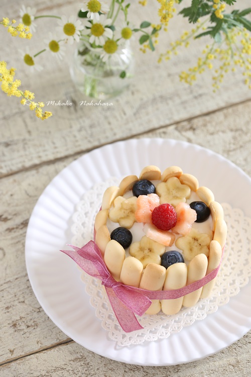 次女 1歳のバースデーケーキ 旧 おいしい毎日しあわせごはん