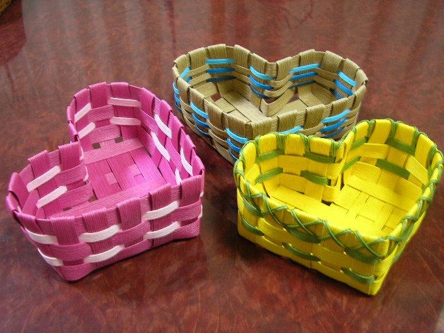 ハートのカゴ エコクラフト Chiko S Tiny Pieces Of Happness
