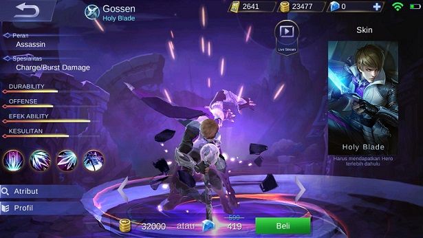 モバイルレジェンド 新アサシンヒーロー ゴッセン 動画 モバレ Mobile Legends 通信 モバイルレジェンド 新アサシンヒーロー ゴッセン 動画 モバレ Mobile Legends 通信