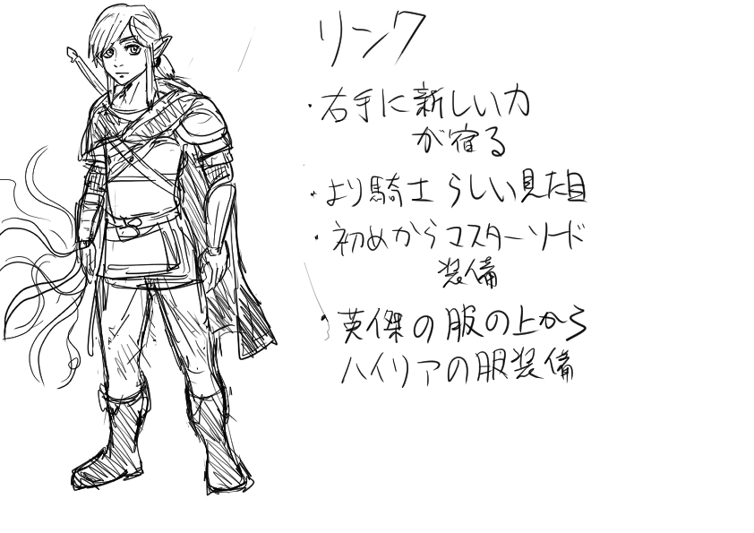 ゼルダの伝説ブレスオブザワイルド 続編の内容を予想してイラストにしてみた ゲームだらだら速報