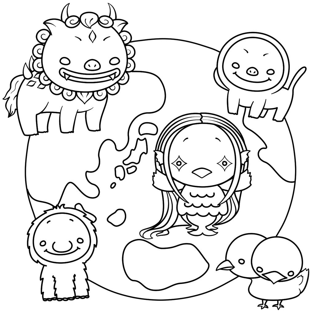 イラスト つぶつぶchiliad