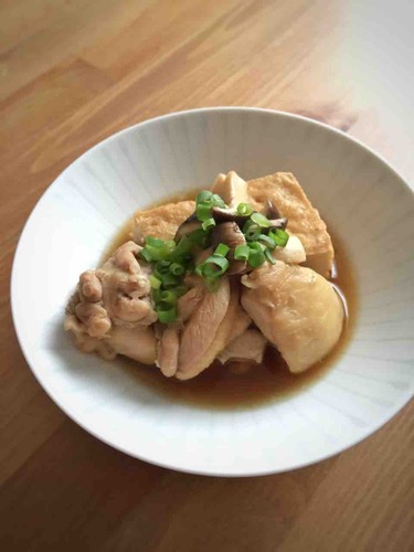 鶏と厚揚げの煮物