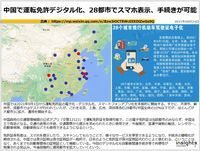 中国で運転免許デジタル化、28都市でスマホ表示、手続きが可能のキャプチャー