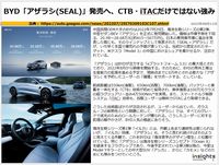 BYD「アザラシ(SEAL)」発売へ、CTB・iTACだけではない強みのキャプチャー