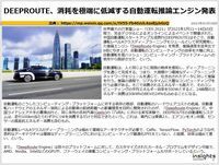 DEEPROUTE、消耗を極端に低減する自動運転推論エンジン発表のキャプチャー