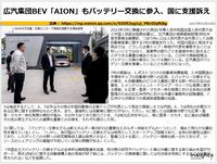 広汽集団BEV「AION」もバッテリー交換に参入、国に支援訴え