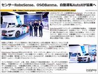 センサーRoboSense、OSのBanma、自動運転AutoXが協業へのキャプチャー