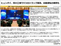 ヒョンデ、四川工場でFCVのトラック製造、自動運転の構想ものキャプチャー