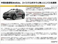 中国自動運転WeRide、スイスでロボタクと無人ミニバスを展開のキャプチャー