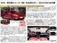 BYD、新王朝シリーズ「漢」中大型セダン、BEVとPHEVの4種のキャプチャー