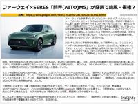 ファーウェイ×SERES「問界(AITO)M5」が好調で旋風・復権?のキャプチャー