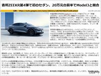吉利ZEEKR第4弾で初のセダン、20万元台前半でModel3と競合のキャプチャー