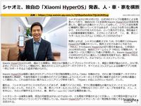 シャオミ、独自の「Xiaomi HyperOS」発表、人・車・家を横断のキャプチャー